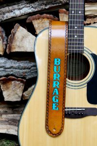 Personalized Leather Guitar Strap