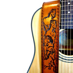 Wild Horse Leather Guitar Strap