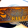 Hand Tooled Eagle Personalized Guitar Strap