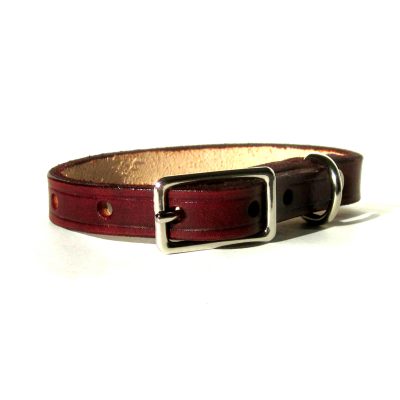 Small Dog or Puppy Leather Collar