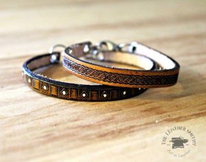 Southwestern Thin Leather Bracelet