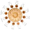 Horoscope Leather Key Chain Chart