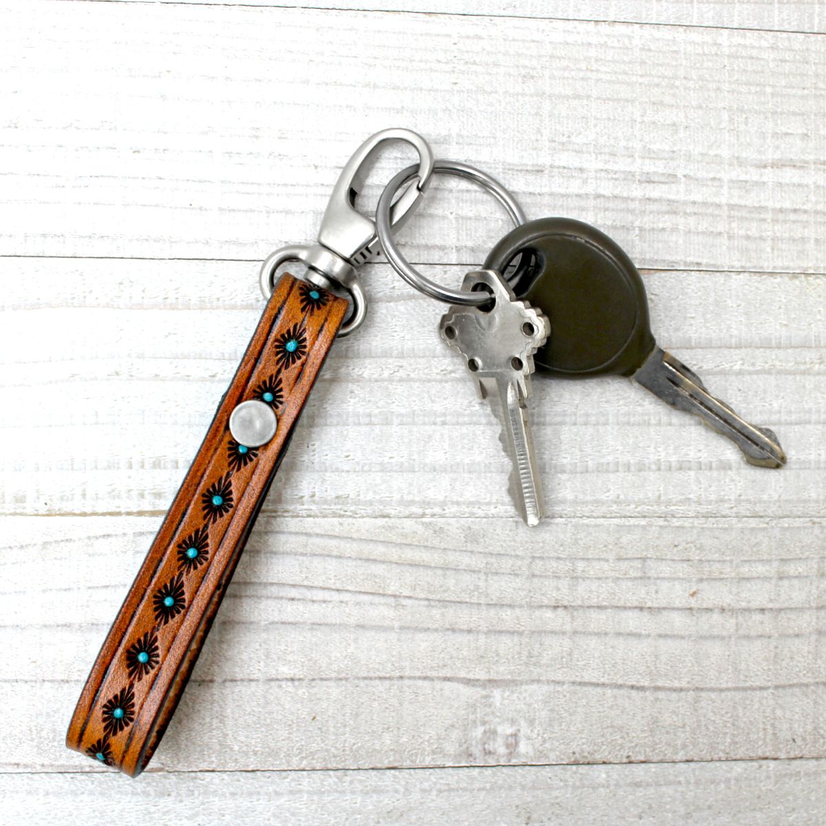 The Bedouin Company African Wax Wrist Keychain Key Chain Fobs
