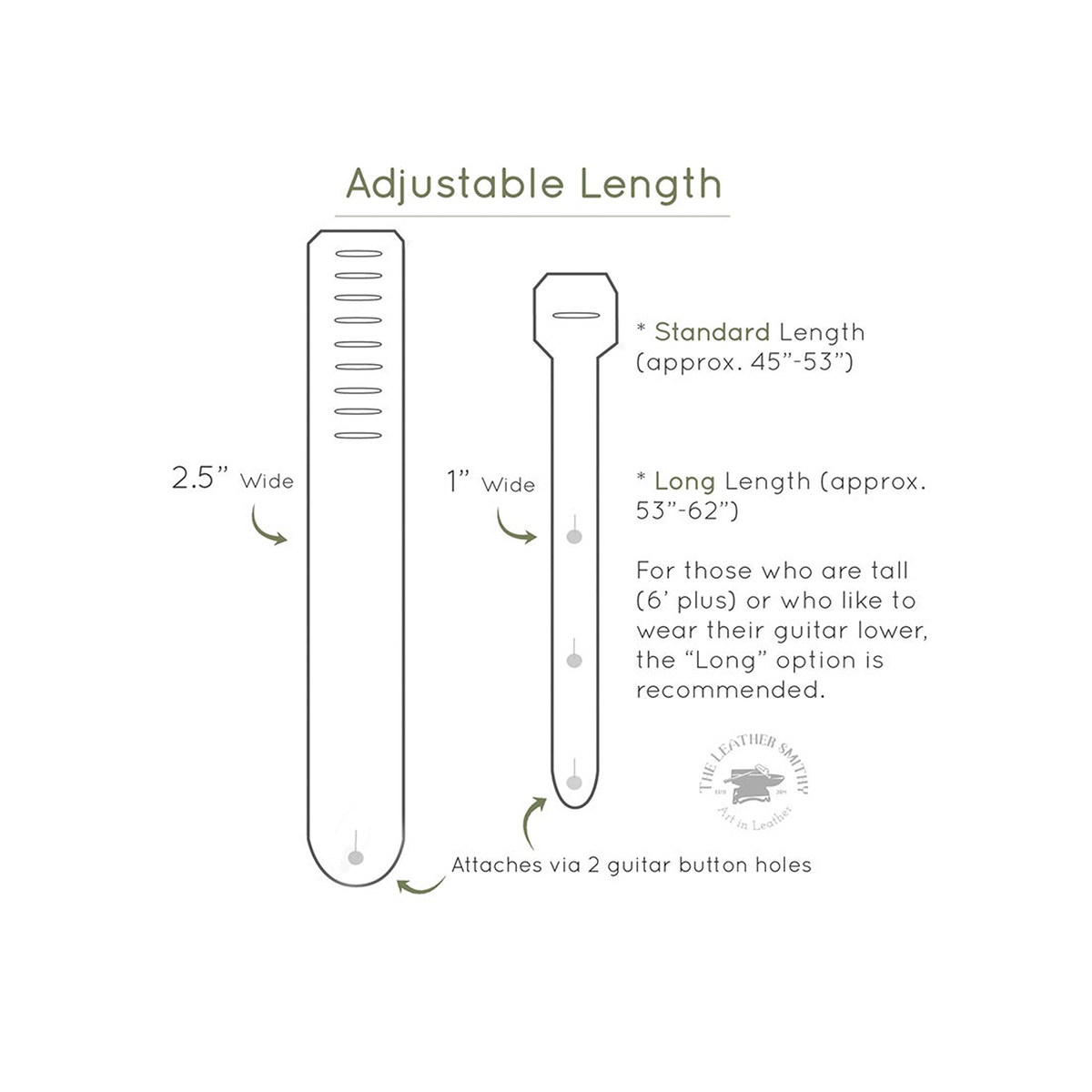 Adjustable Guitar Strap Graphic
