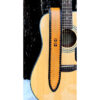 Western Guitar Strap Personalized Black Lettering