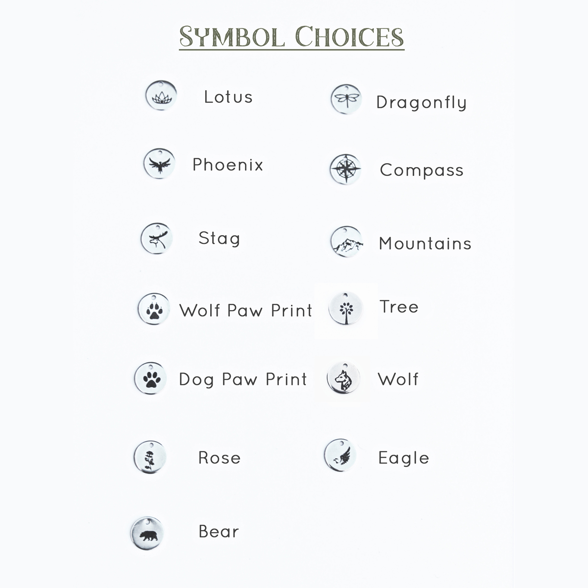 Nature Symbol Choices