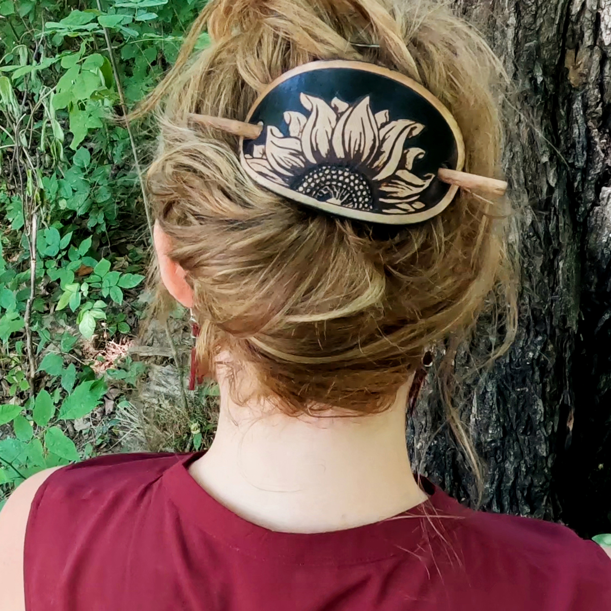 Sunflower Hair Slides